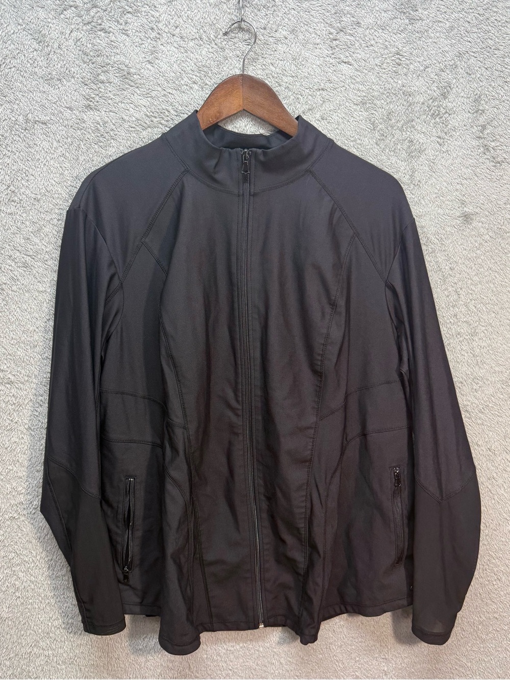 Cherokee FORM Black 3-Piece Medical Scrub Set - Size 2XL (Top, Pants & Jacket)